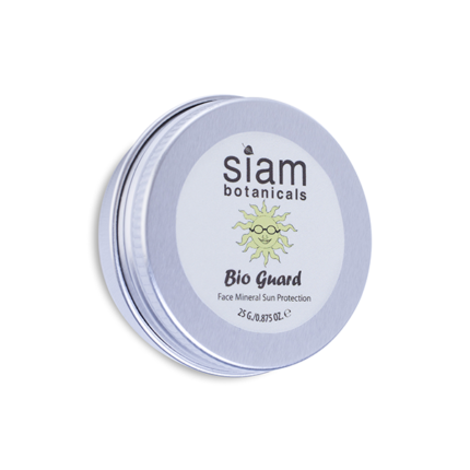 Siam Botanicals Bio Gaurd Face Mineral Sun Protection with cosmos Logo