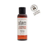 Siam Botanicals Relaxing Bath Oil With Cosmos Logo