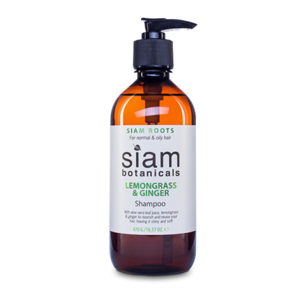 Siam Botanicals Lemongrass and Ginger Shampoo 470g